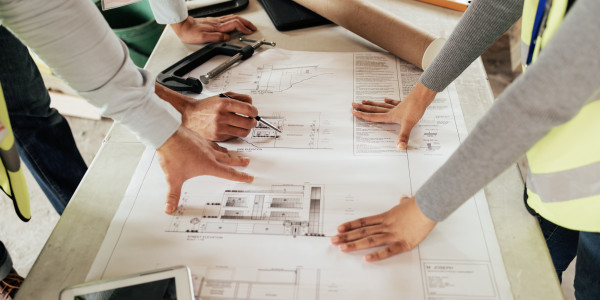 Reformas Integrales de Naves Industriales en Mataró · Creación de Planos y Renders en 2D y 3D